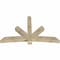 Ekena Millwork Alberta Rough Sawn Timber Gable Bracket, Douglas Fir, 84"W x 53"H x 6"D x 6"F, 15/12 Pitch GBW084X53X0606ALB00RDF - alternate 2